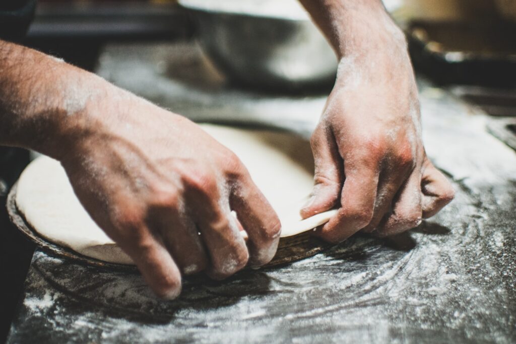 pizza preparation
