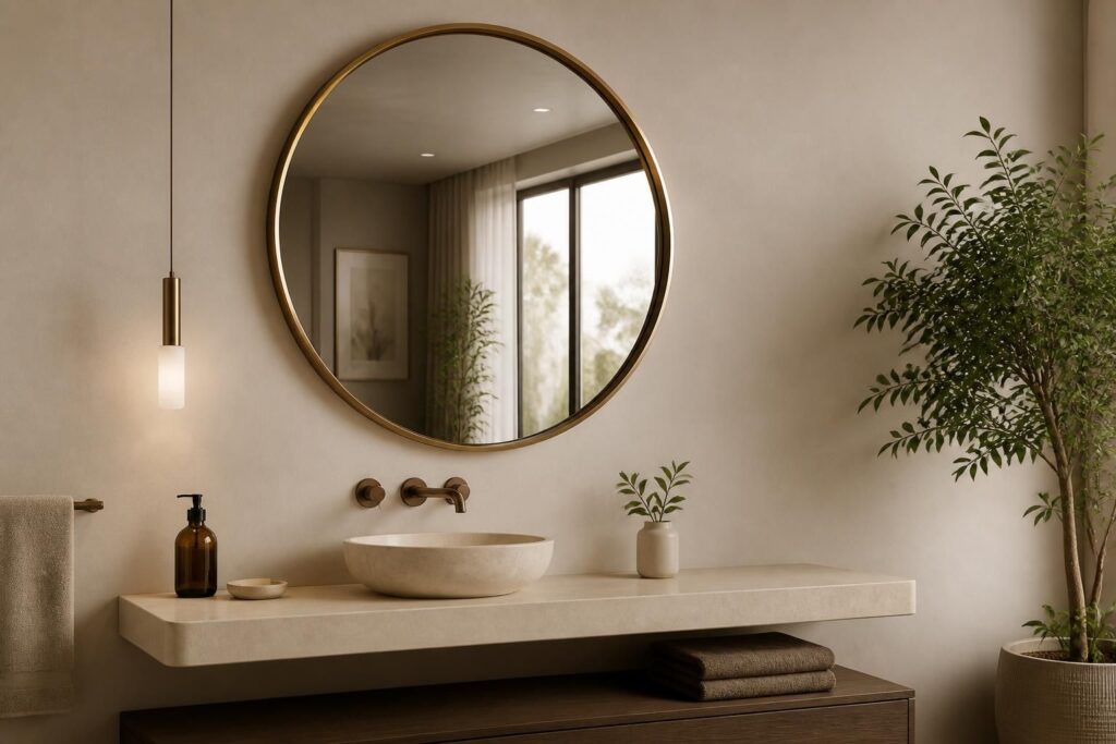 découvrez notre miroir design mural, l'accessoire idéal pour sublimer votre salon, chambre ou salle de bain avec élégance et style.