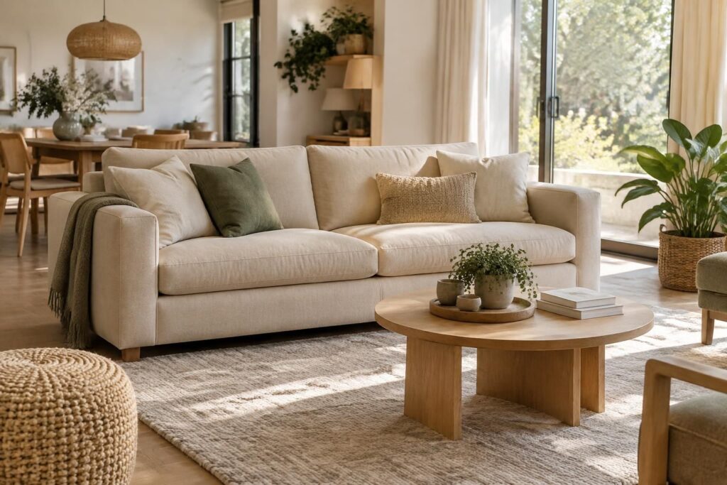 découvrez un canapé design, confortable et pas cher, idéal pour aménager un salon moderne avec style et profiter d’un confort au quotidien.