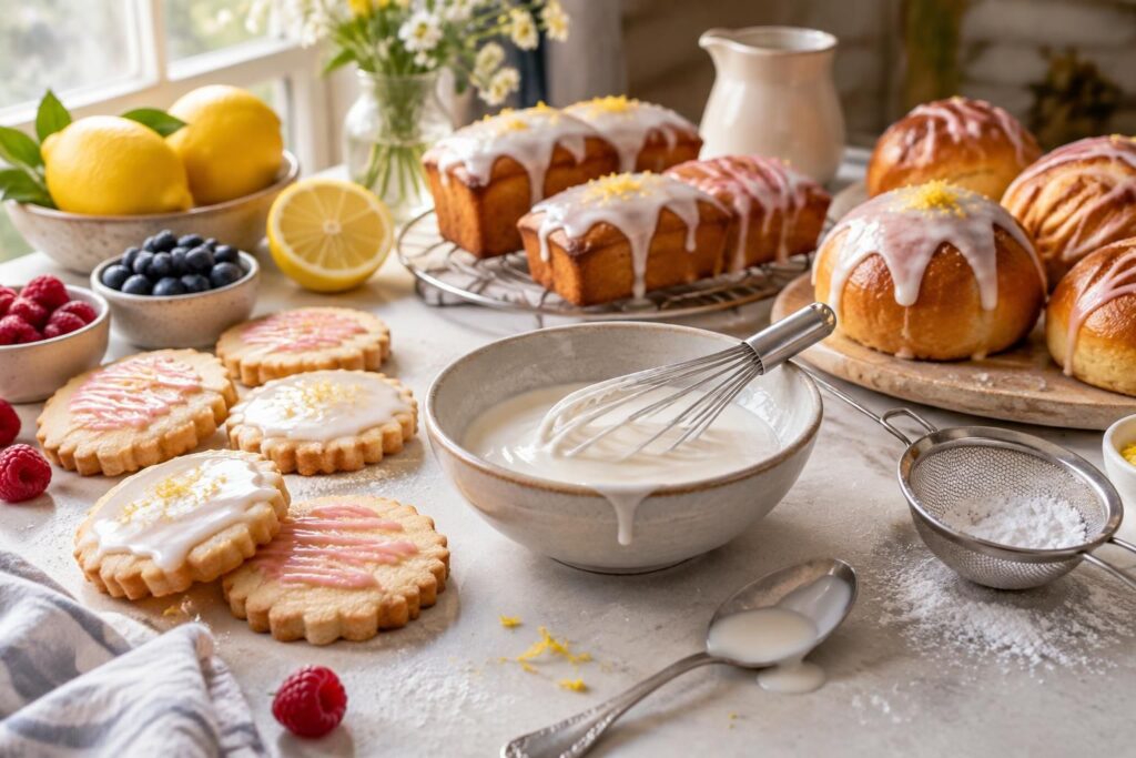 découvrez des recettes simples de glaçage au sucre glace pour décorer et sublimer vos gâteaux, biscuits et autres pâtisseries.
