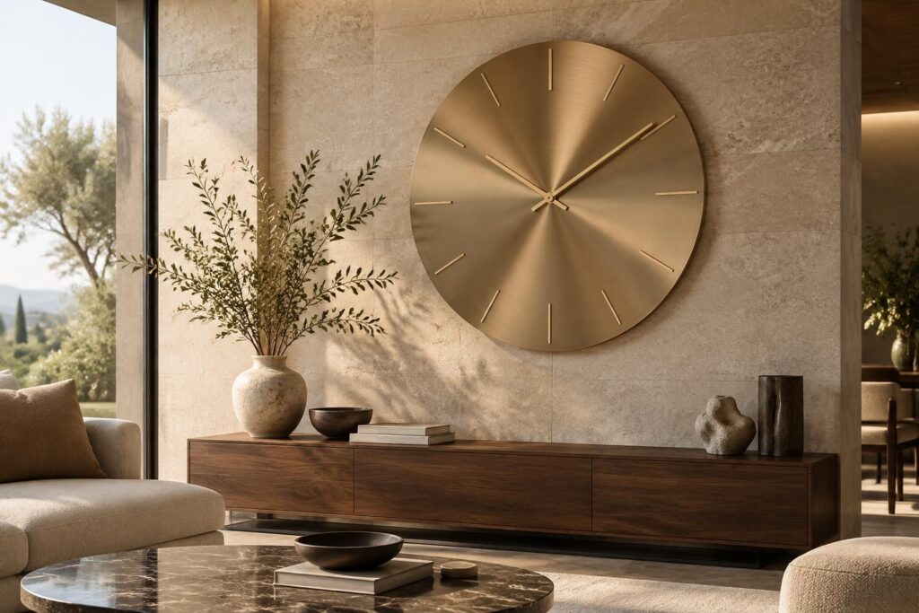 sublimez votre intérieur avec une horloge murale au design moderne et luxueux, idéale pour une décoration tendance et élégante.