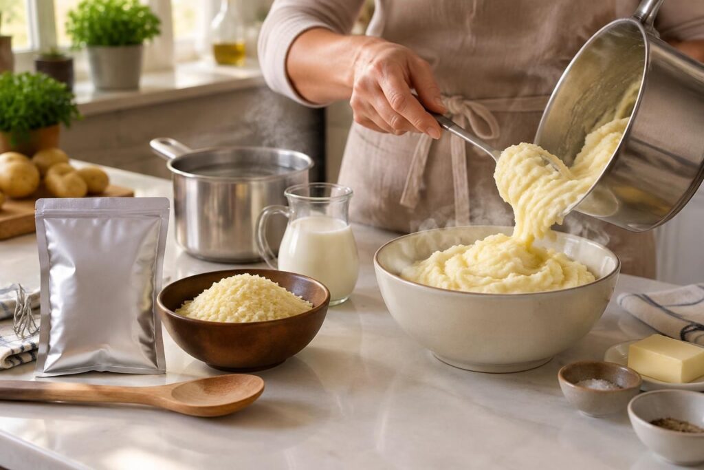 découvrez comment préparer facilement une purée mousline en sachet ou au micro-ondes, avec les bonnes proportions et les étapes à suivre.